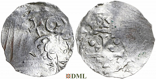 Денарий, Германия, Нижняя Лотарингия, Baldwin IV (988-1035) или Baldwin V (1036-1067), м.д. Gent, Ilisch 2014 13.8