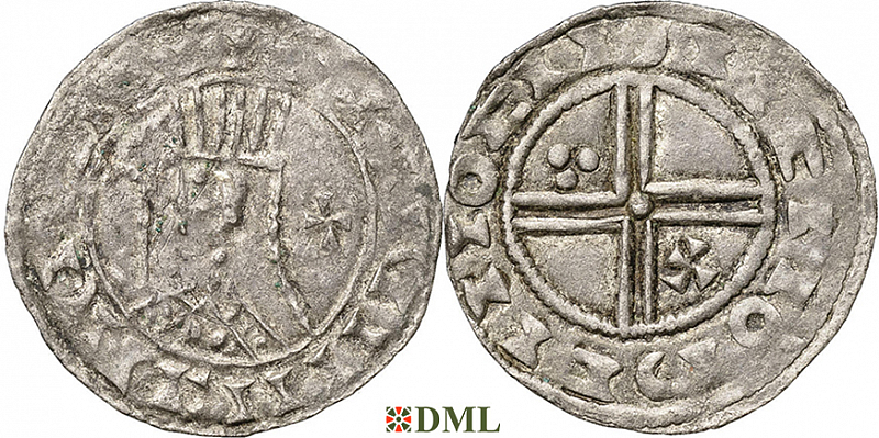 Денарий, Дания, Sven Estridsen (1047-1075), м.д. Lund, Hbg. 3