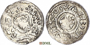 Денарий, Германия, Бавария, Heinrich III (1039-1056), м.д. Regensburg, Hahn 1976, 43A