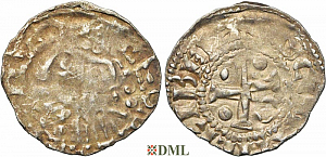 Денарий, Каролинги, Lothaire (954-986)