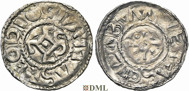 Денарий, Германия, Нижняя Лотарингия, Anonymous bishop, м.д. Luttich