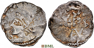 Денарий, Германия, Нижняя Лотарингия, Heinrich II (1002-1024), м.д. Luttich, Ilisch 2014, 34.6