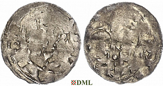 Денарий, Германия, Саксония, Нижняя Саксония, Heinrich IV (1056-1106), м.д. Goslar, Dbg. 674