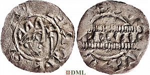 Денарий, Германия, Нижняя Лотарингия, Bruno III (1050-1057), м.д. Dokkum, Ilisch 2000, 21.19