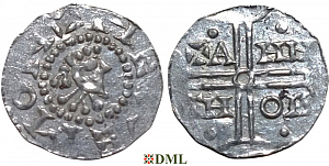 Денарий, Германия, Нижняя Лотарингия, Hermann (1020-1051), м.д. Emden, Dbg. 772/773