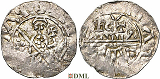 Денарий, Германия, Нижняя Лотарингия, Gf. Floris I (1049-1061), м.д. Leiden, Ilisch 2000 12.6