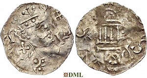 Денарий, Германия, Бавария, Heinrich III (1039-1056), м.д. Regensburg, Hahn 1976, 44