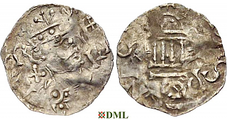 Денарий, Германия, Бавария, Heinrich III (1039-1056), м.д. Regensburg, Hahn 1976, 44