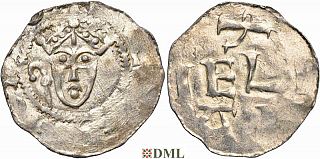 Денарий, Германия, Нижняя Лотарингия, Hendrik III (1039-1056), м.д. Zaltbommel, Ilisch 2000, 4.17.2