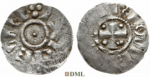 Денарий, Германия, Нижняя Лотарингия, Heinrich II (1002-1024), unknown mints, Ilisch 2000, 20.6