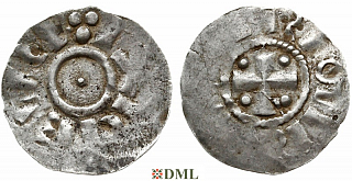 Денарий, Германия, Нижняя Лотарингия, Heinrich II (1002-1024), unknown mints, Ilisch 2000, 20.6
