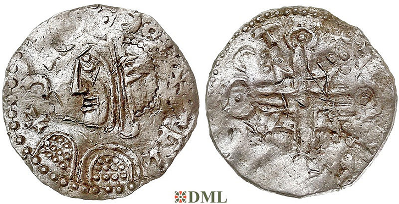Денарий, Дания, Hardeknut (1035-1042), м.д. Lund?