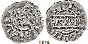 Денарий, Германия, Нижняя Лотарингия, Bruno III (1050-1057), м.д. Leeuwarden, Ilisch 2000, 21.15