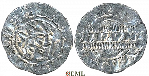Денарий, Германия, Нижняя Лотарингия, Bruno III (1050-1057), м.д. Leeuwarden, Ilisch 2000, 21.14