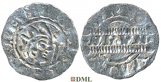 Денарий, Германия, Нижняя Лотарингия, Bruno III (1050-1057), м.д. Leeuwarden, Ilisch 2000, 21.14