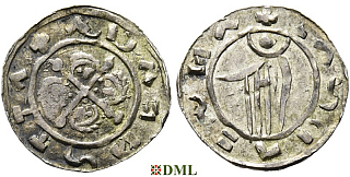 Денарий, Моравия, Ota I (1061-1087), м.д. Olomouc, Šmerda 328a