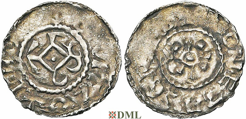 Денарий, Германия, Нижняя Лотарингия, Anonymous bishop, м.д. Luttich