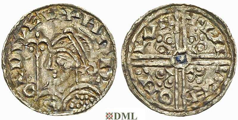 Денарий, Англия, Harold I (1035-1040), м.д. London, монетарий Lifinc, North 803