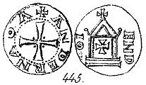 Денарий, Германия, Верхняя Лотарингия, Anonymous bishop, м.д. Andernach, Dbg. 445