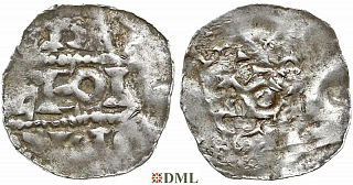Денарий, Германия, Верхняя Лотарингия, Dietrich I (984-1027), м.д. Saint-Die, Dbg. 22