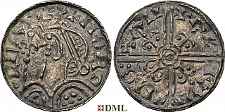 Денарий, Англия, Harold I (1035-1040), м.д. Stamford, монетарий Alfan, North 803