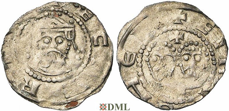 Денарий, Германия, Нижняя Лотарингия, Gf. Egbert II (1068-1090), м.д. Emnighem