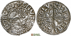 Денарий, Англия, Cnut (1016-1035), м.д. London, монетарий Swetinc, North 781