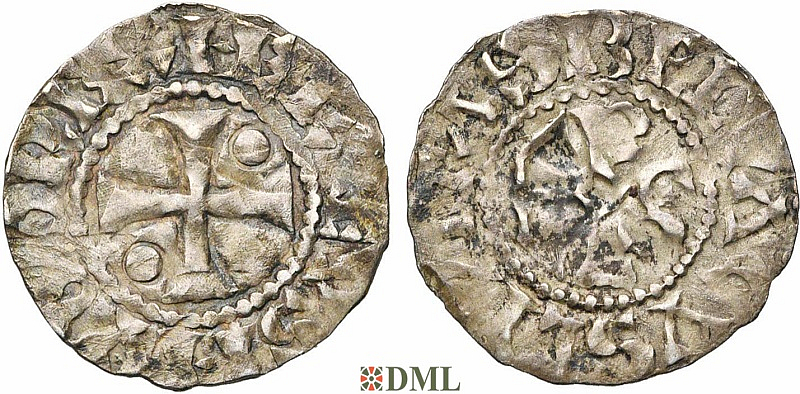 Денарий, Франция, Hervé (987-998)