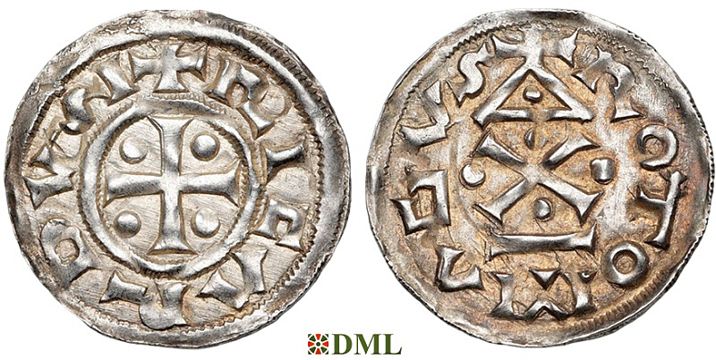 Денье, Франция, Нормандия, Richard I (943-996), м.д. Rouen