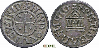 Денье, Каролинги, Louis le Pieux (814-840), Unknown mints, Depeyrot 1179