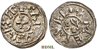 Денье, Каролинги, Charles le Chauve (840-877), м.д. Melle, Depeyrot 627