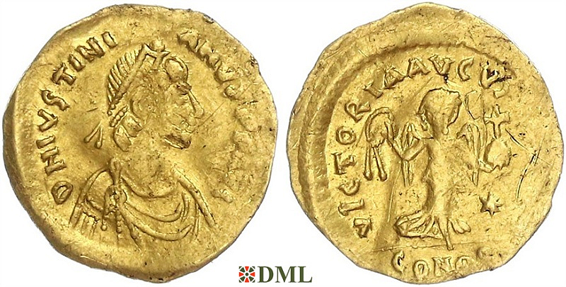 Тремисс, Византия, Justin I (518-527), м.д. Constantinople