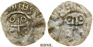 Денарий, Польша, Boleslaw I (992-1025), тип REX
