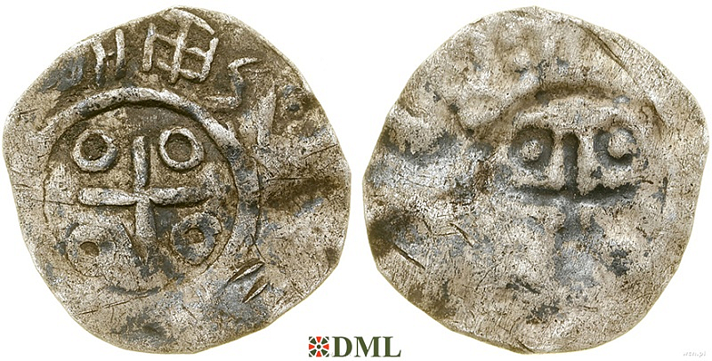 Денарий, Польша, Boleslaw I (992-1025), тип REX