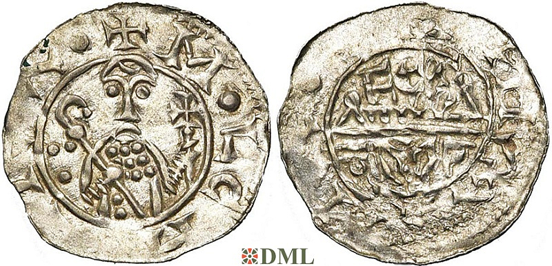 Денарий, Германия, Нижняя Лотарингия, B. Wilhelm (1054-1076), м.д. Utrecht, Ilisch 2000, 10.5