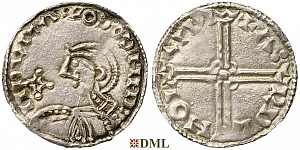 Денарий, Дания, Magnus I (1042-1047), м.д. Lund, Hbg. 1