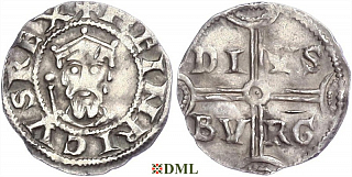 Денарий, Германия, Нижняя Лотарингия, Heinrich III (1039-1046), м.д. Duisburg, Dbg. 316