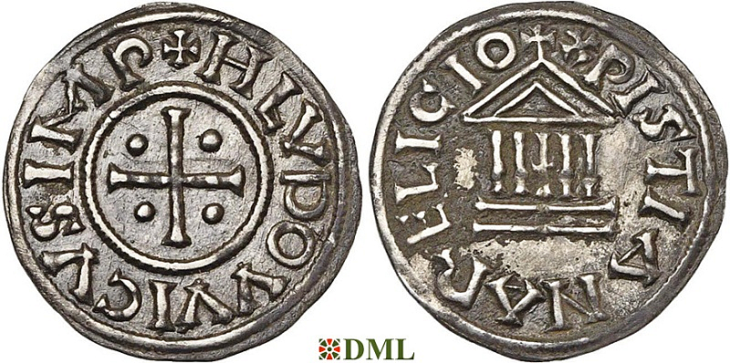 Денье, Каролинги, Louis le Pieux (814-840), Unknown mints, Depeyrot 1179