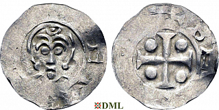 Денарий, Германия, Нижняя Лотарингия, Bernold (1046-1054), м.д. Deventer, Ilisch 2000, 1.13-1.15