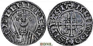Денарий, Англия, William I (1066-1087), м.д. Shaftesbury, монетарий Alfnoth, North 846