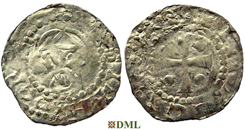 Денарий, Германия, Франкония, Heinrich III (1046-1056), м.д. Worms, Dbg. 847