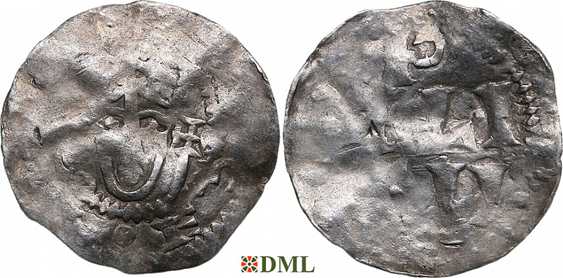 Денарий, Германия, Нижняя Лотарингия, Hendrik III (1039-1056), м.д. Zaltbommel, Ilisch 2000, 4.17