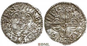 Денарий, Англия, Cnut (1016-1035), м.д. Chester, монетарий Trotan, North 781