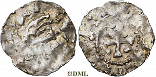 Денарий, Германия, Нижняя Лотарингия, Heinrich II (1002-1024), м.д. Vise, Ilisch 2014. 38.2