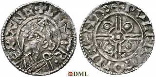Денарий, Англия, Cnut (1016-1035), м.д. London, монетарий Pvlfric, North 787