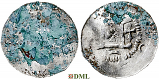 Денарий, Германия, Саксония, Bardo (1031-1051), м.д. Erfurt, Dbg. 