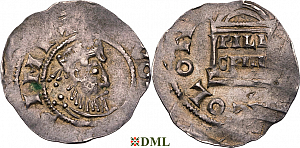 Денарий, Германия, Нижняя Лотарингия, Konrad II (1027-1039), Pilgrim (1027-1036), м.д. Koln, Dbg. 380