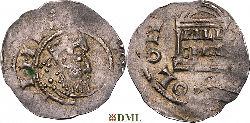 Денарий, Германия, Нижняя Лотарингия, Konrad II (1027-1039), Pilgrim (1027-1036), м.д. Koln, Dbg. 380
