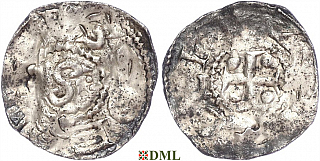 Денарий, Германия, Верхняя Лотарингия, Thierry I (984-1026), м.д. ?, Dbg. 2