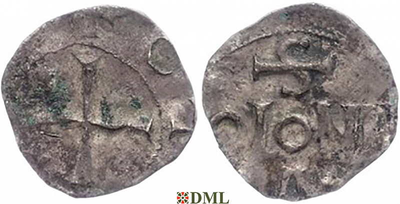 Денарий, Германия, Нижняя Лотарингия, Otto III (983-1002), м.д. Koln, Dbg. 331
